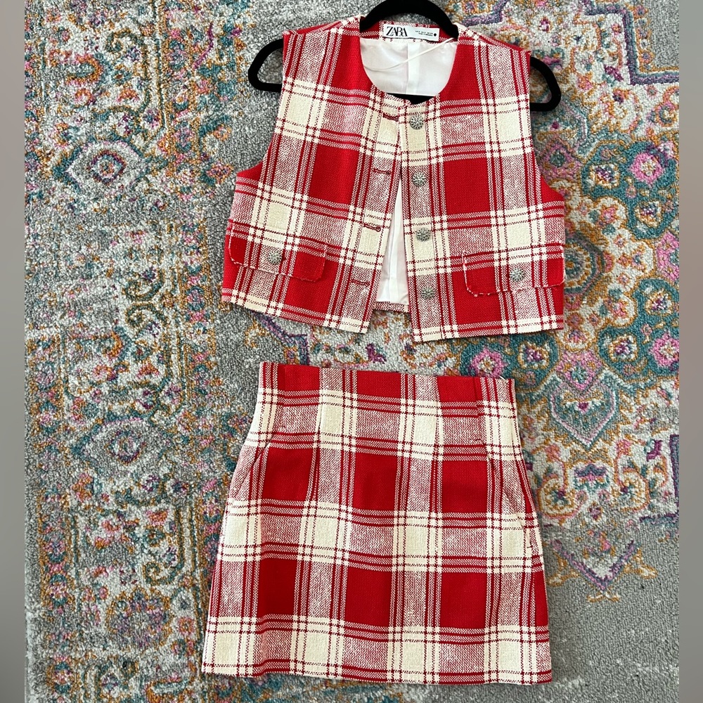 Zara 2pc Co Ord Tweed Set